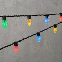 Plus Connect 30m Connectable C9 Fairy Lights - Multi-Colour, Black Cable alternate view