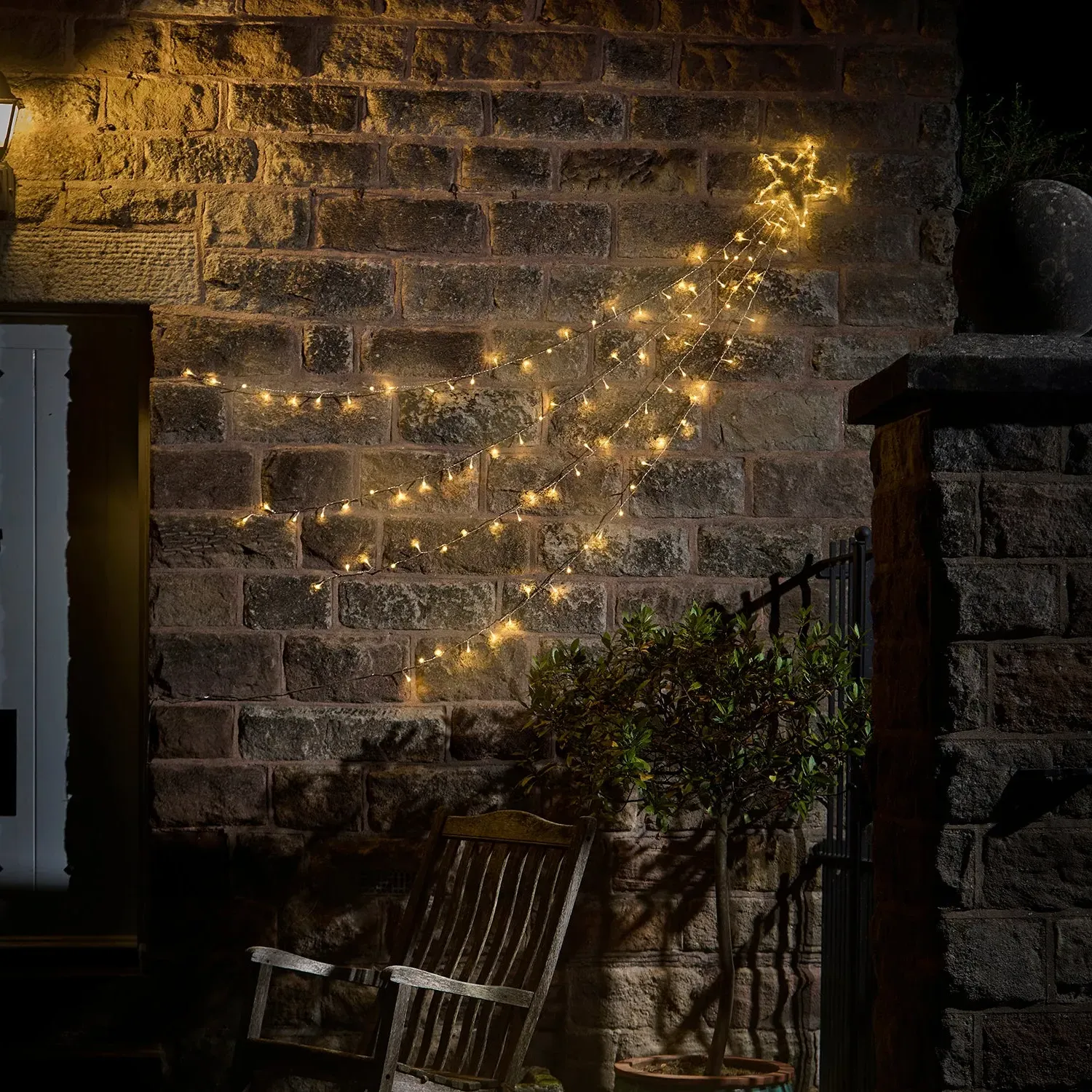 Shooting Star LED Hanging Decoration - Warm White product