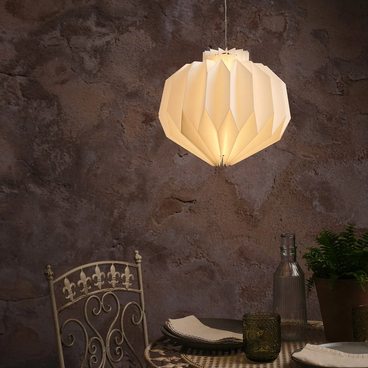 Shrewsbury Paper Pendant Light - Warm White product
