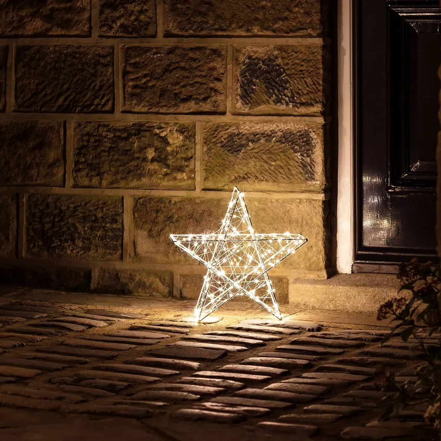 Small 3D Indoor & Outdoor LED Star Light - Warm White product