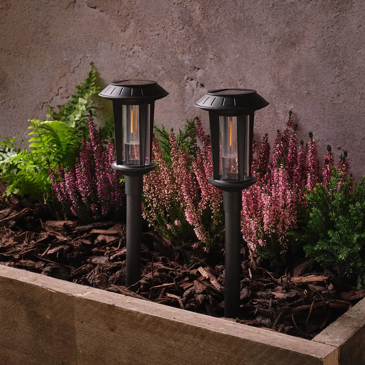Syon Solar Stake Lights Set of 2 - Warm White alternate view