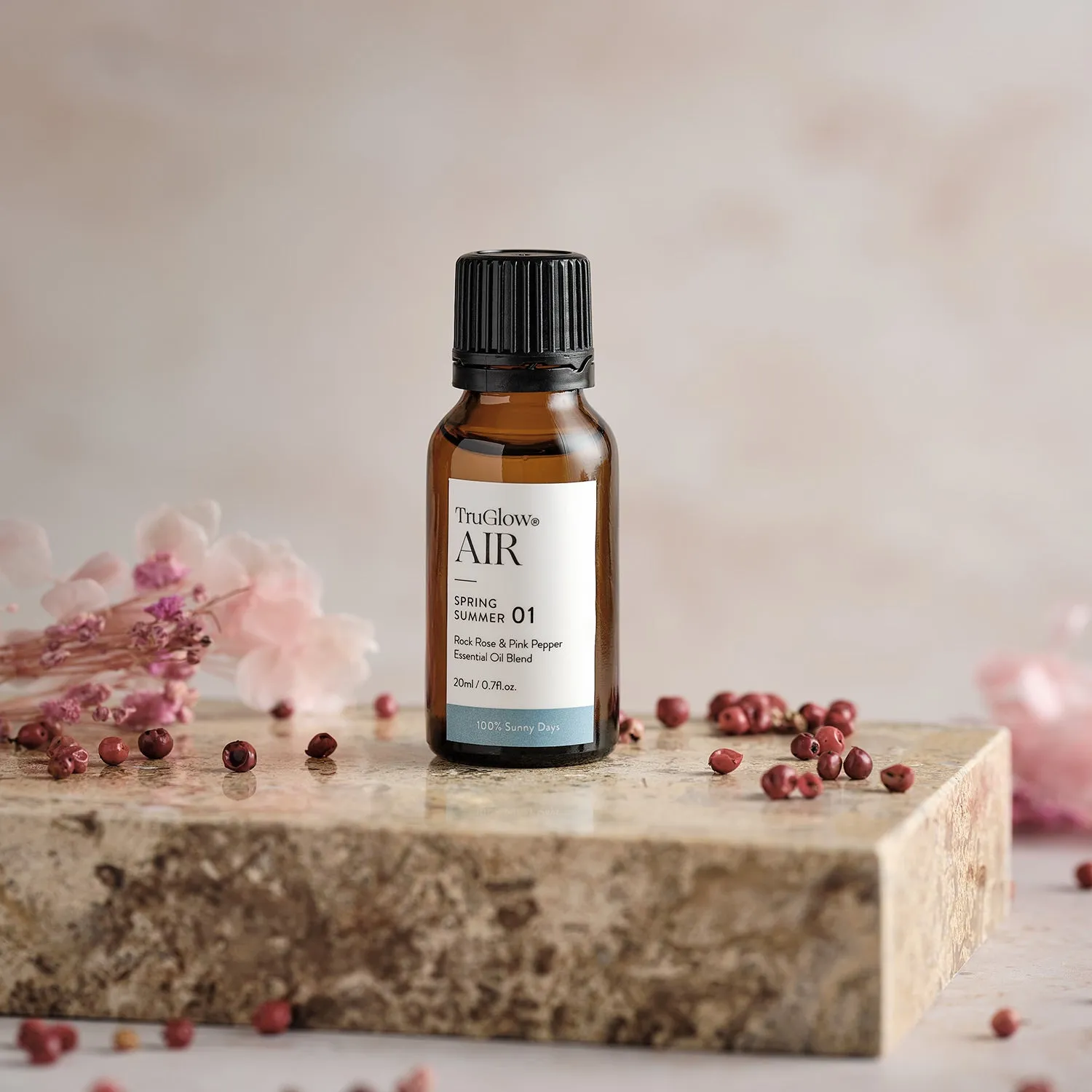 TruGlow AIR Rock Rose & Pink Pepper Diffuser Oil - 20ml product