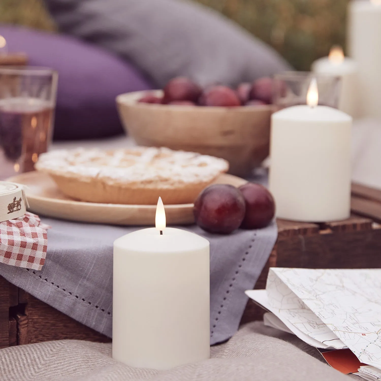 TruGlow Waterproof Outdoor Candle with Remote Control - Warm White alternate view