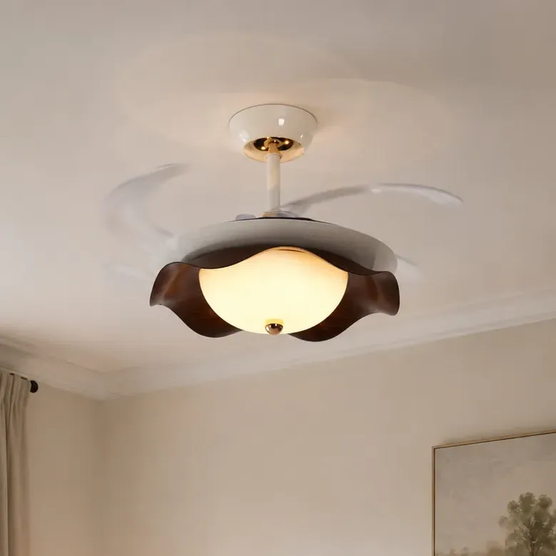 42 Inch Reversible LED Ceiling Fan with Remote - Acrylic, Aluminium product