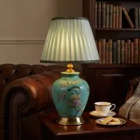 Chinoiserie Hand-Painted Ceramic Table Lamp - Ceramic alternate view