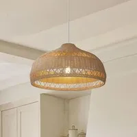 Cella Rattan Pendant Light - Natural, Iron & Rattan alternate view