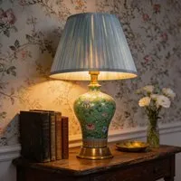 Falangcai Handcrafted Enamel Ceramic Table Lamp - Ceramic alternate view