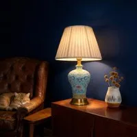 Falangcai Handcrafted Enamel Ceramic Table Lamp - Multicolour alternate view