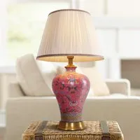 Falangcai Handcrafted Enamel Ceramic Table Lamp - Multicolour alternate view