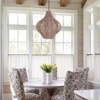 Handmade Pendant Light with Weave - Brown, Rattan alternate view