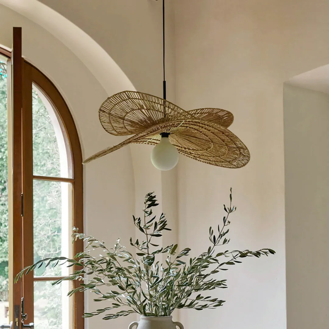 Handwoven Pendant Light - Natural, Rattan image