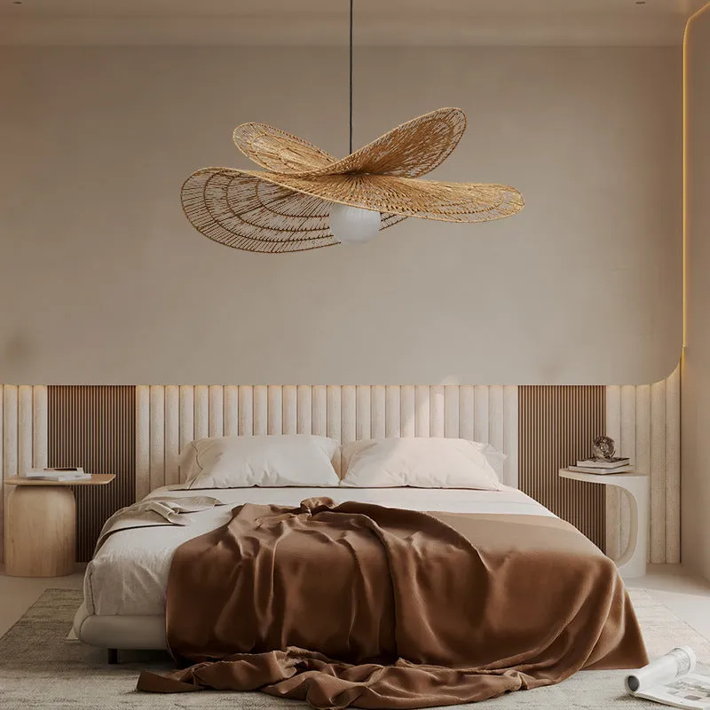 Handwoven Rattan Pendant Light - Natural, Rattan product