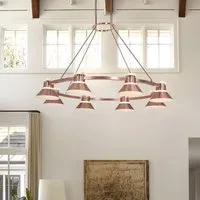LED Pendant Light 3-Colour - Mocha Gold, Aluminum alternate view