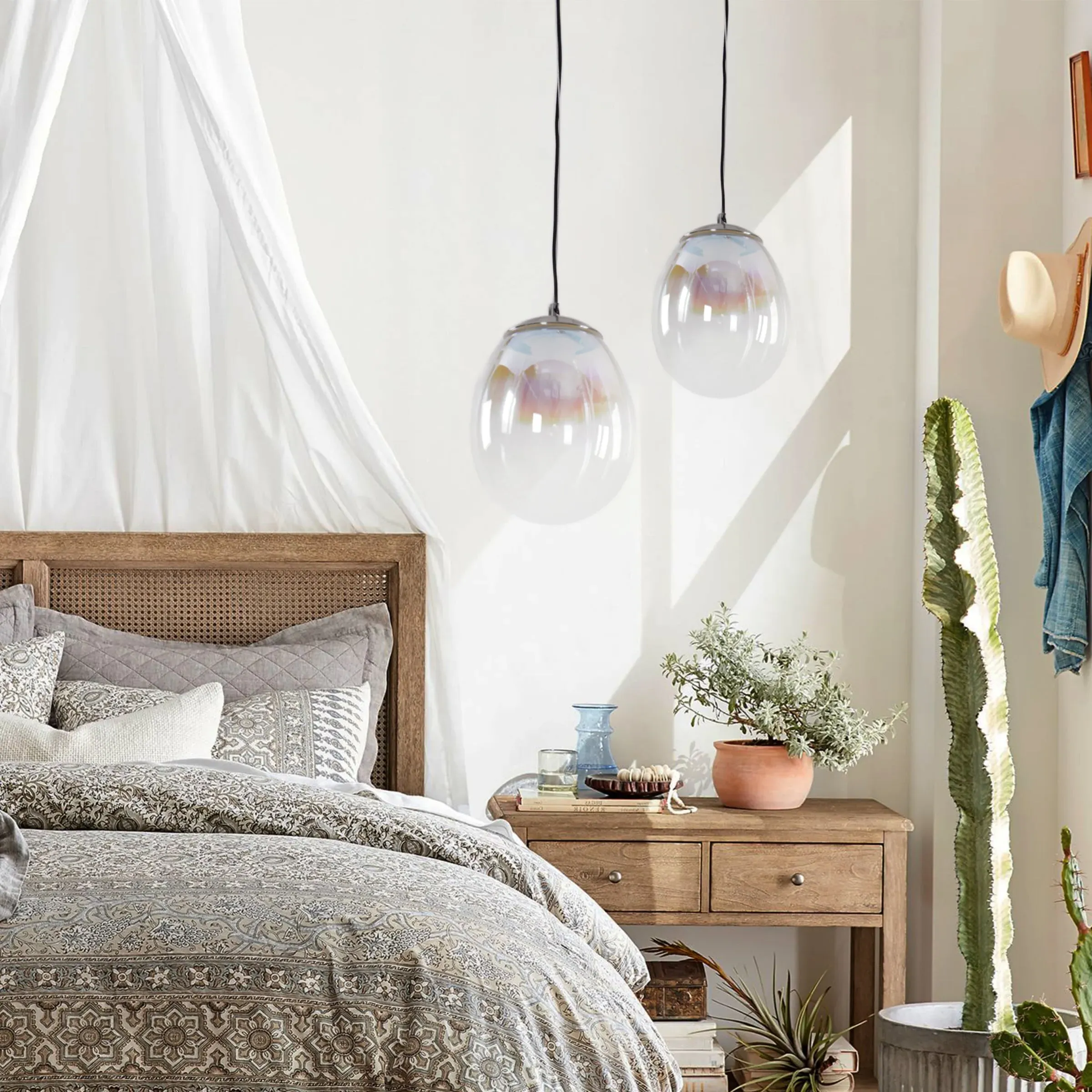 Nebula Pendant Light - Coloured Glass