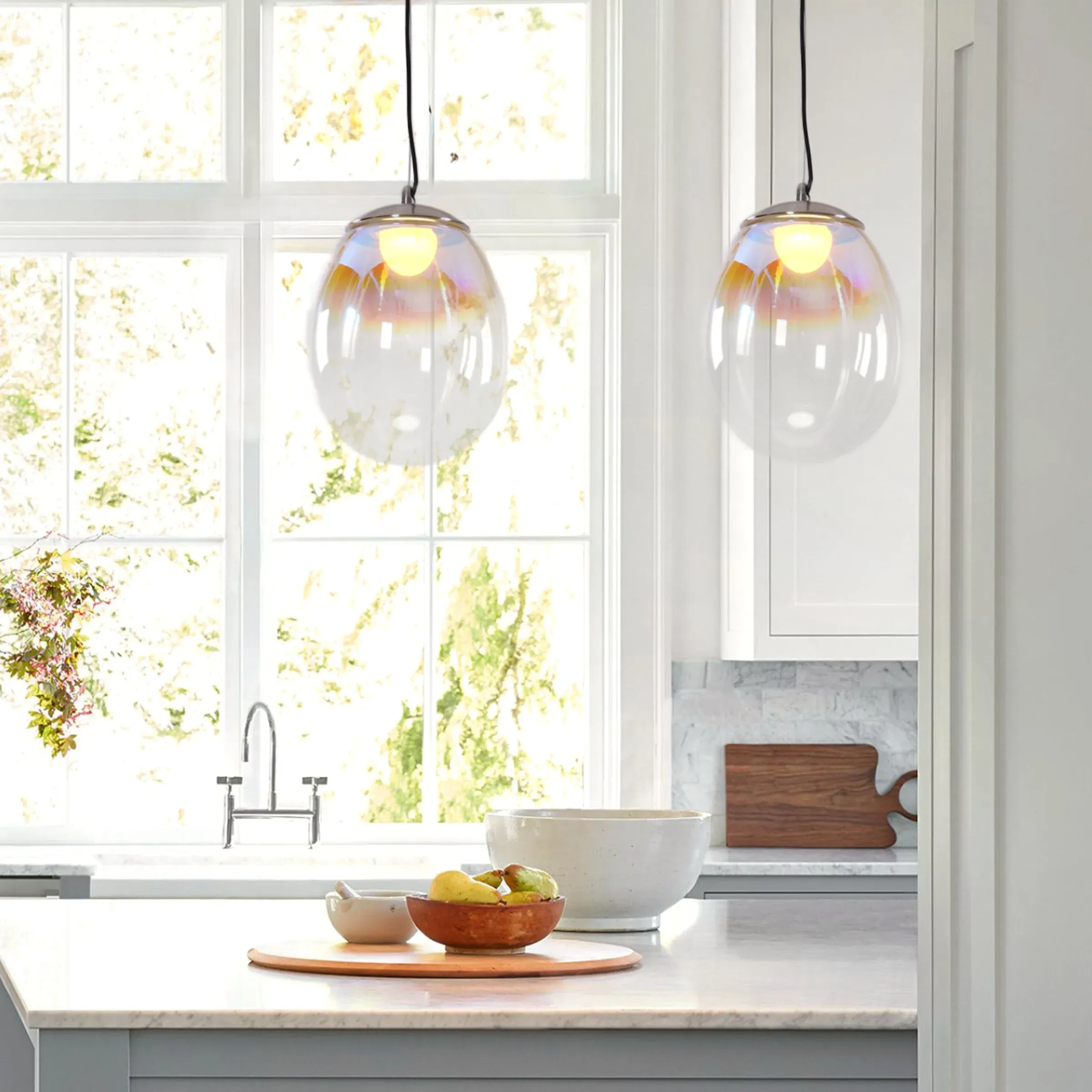 Nebula Pendant Light - Coloured Glass