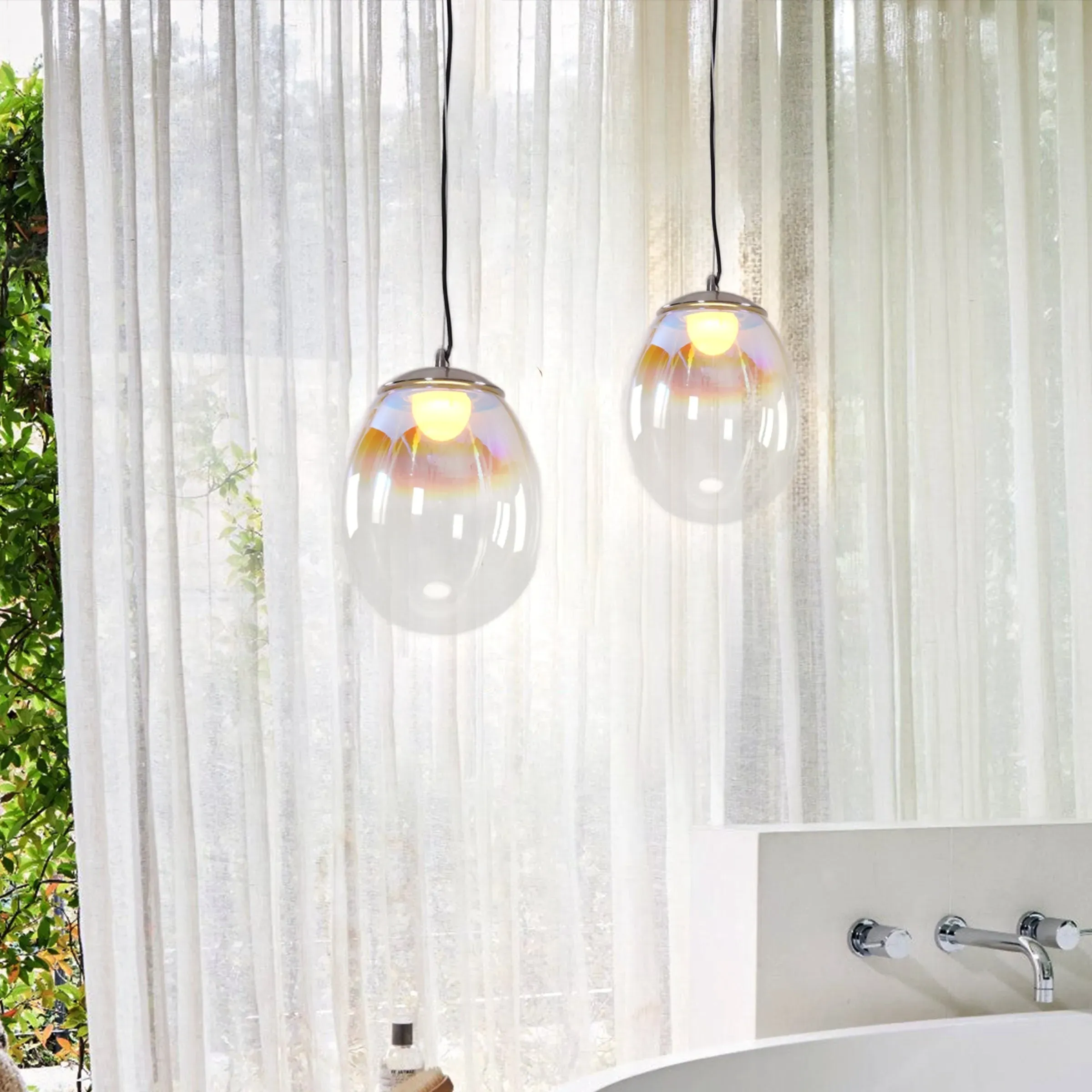 Nebula Pendant Light - Coloured Glass image
