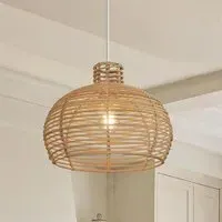 Cella Open Weave Rattan Pendant Light - Natural, Rattan alternate view