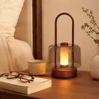 Portable Lantern Table Lamp Dimmable - Iron, Acrylic alternate view