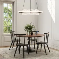 Ring LED Pendant Light - Silver, Aluminum alternate view