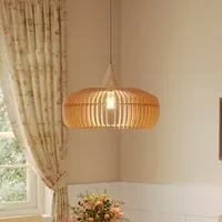 Shadome Handmade Pendant Light - Natural, Wood alternate view