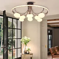 Square LED Ceiling Light 3-Color - Grey, Iron alternate view