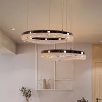 Wave LED Pendant Light - Pearl Black, Aluminum alternate view