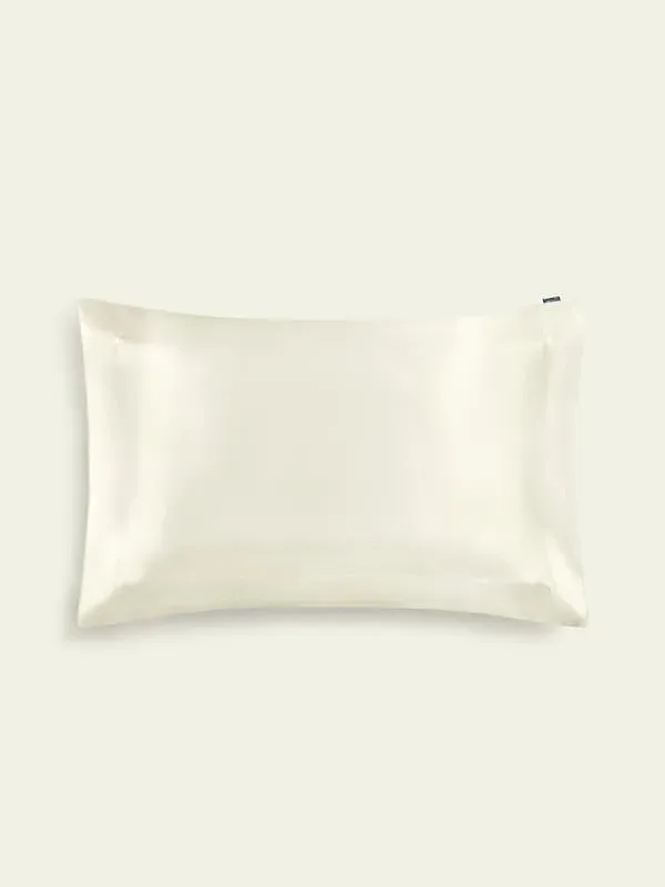 19 Momme Oxford Silk Pillowcase King Size - Lily White product
