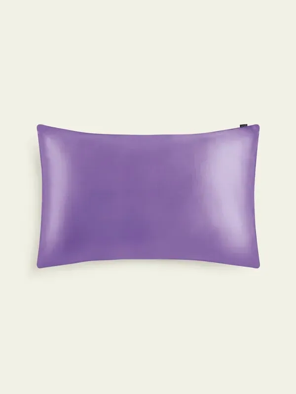 22 Momme Silk Pillowcase - Purple, Charmeuse Silk product