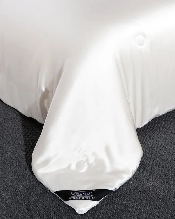 All Season Silk Duvet Double - White, Mulberry Silk alternate view