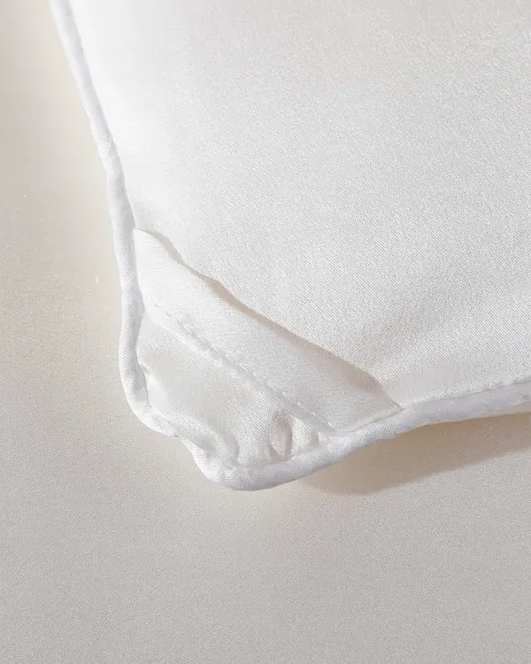 All Season Silk Duvet Single - White, Charmeuse Silk alternate view