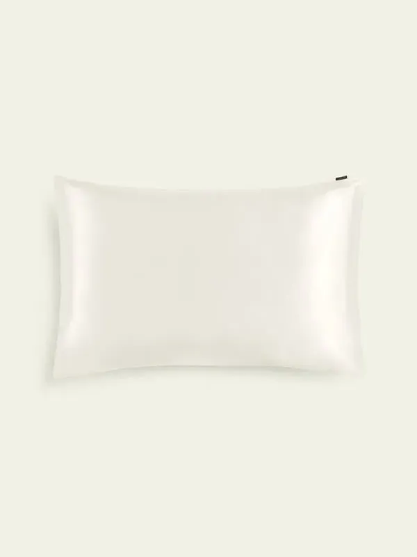 King Size Silk Pillowcase - Natural White, Mulberry Silk product