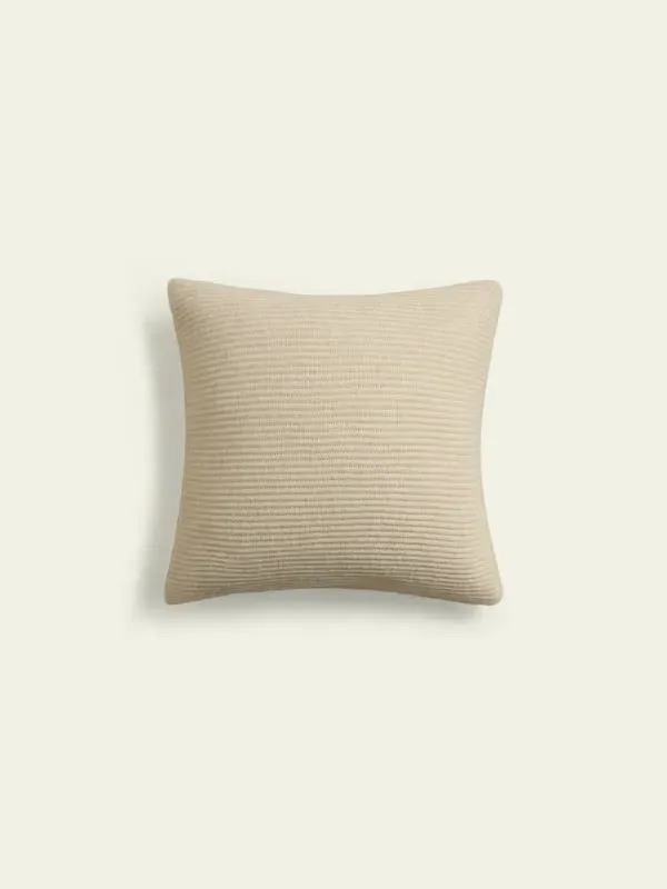 Reversible Cashmere & Silk Pillowcase - Beige product