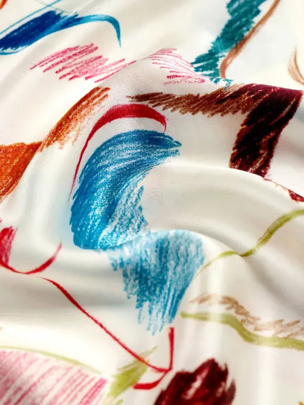 Sagittarius Zodiac Silk Pillowcase - Blue/Pink alternate view