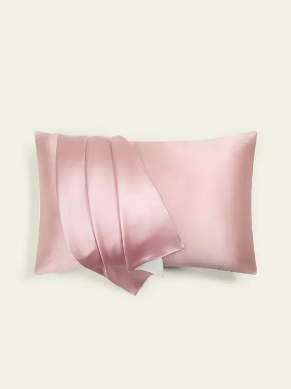 Sensa-Duo Pillowcase - Rosy Pink, Silk & Cotton product