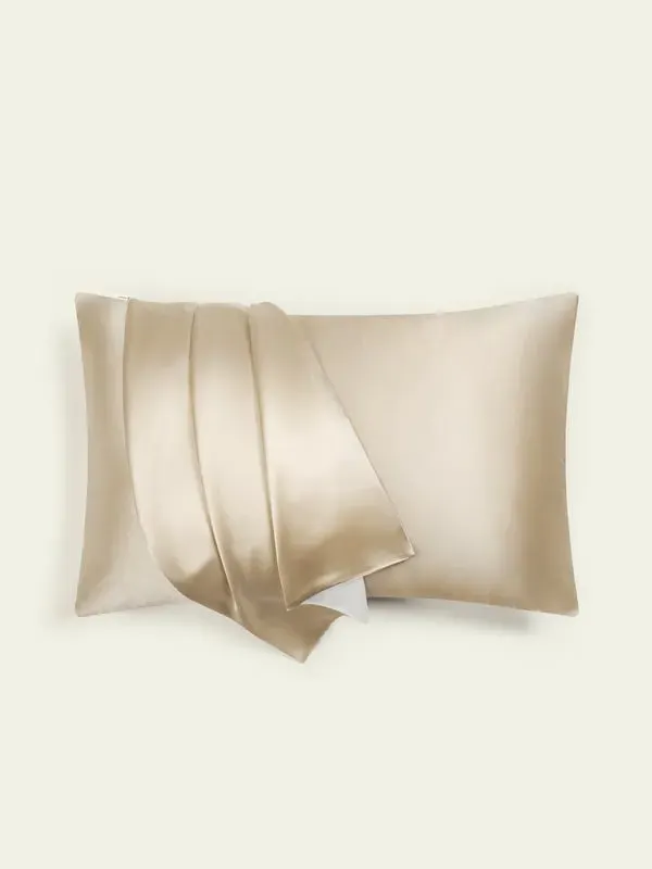 Sensa-Duo Silk Cotton Pillowcase - Gravel Gold product