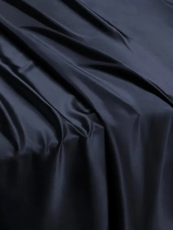 Silk Charmeuse Double Size Flat Sheet - Navy Blue alternate view