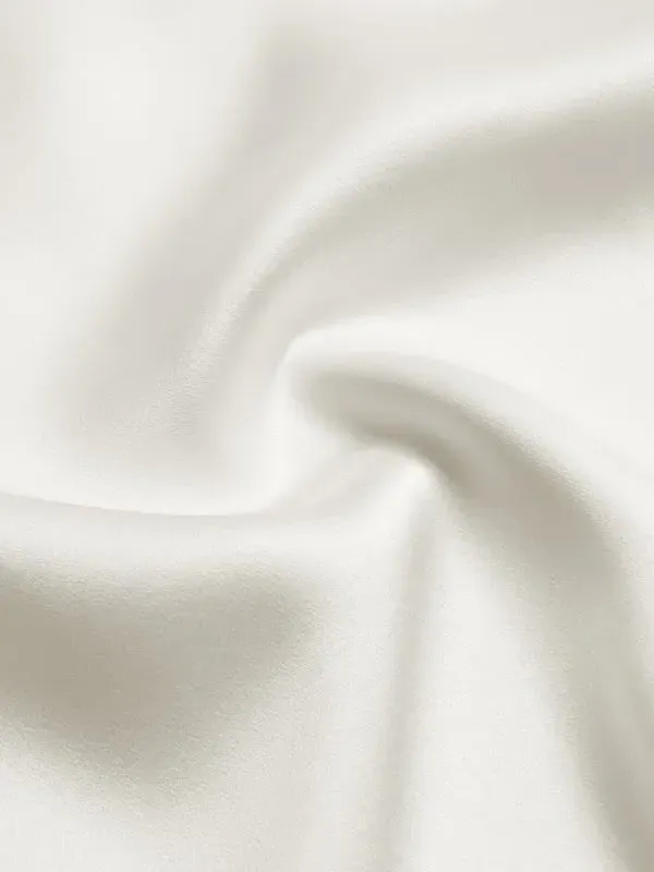 Silk Pillowcase Envelope Closure Square - Pale Gray, Silk alternate view