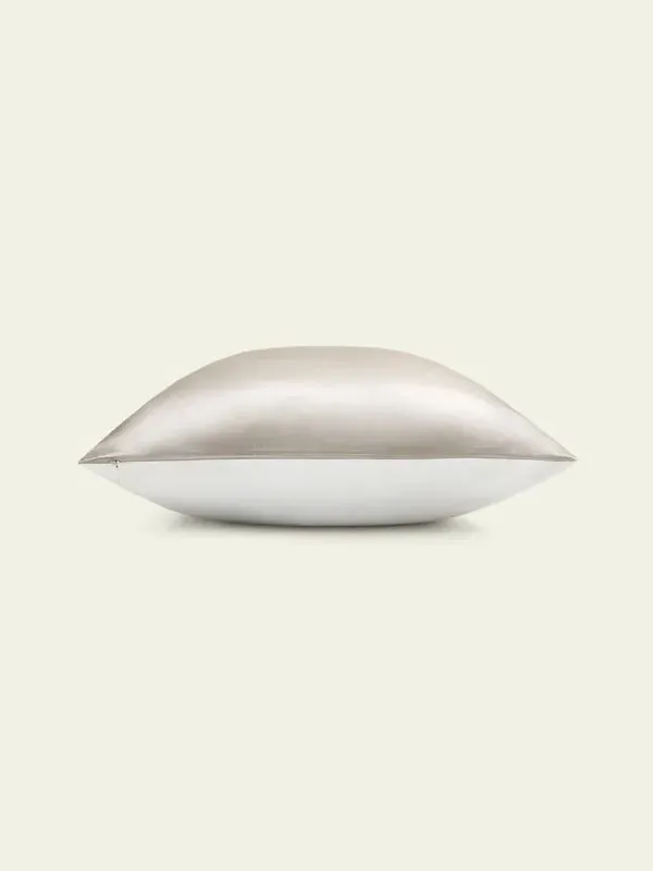 Silk Pillowcase Machine Washable Standard - Moonlight Gray, Silk alternate view