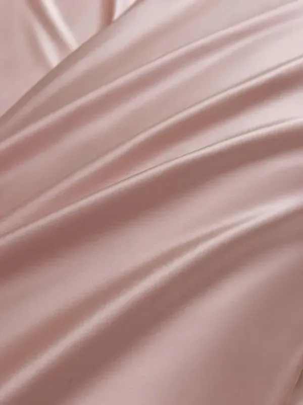 YING Jacquard Single Duvet Cover - Cherry Blossom, Silk Charmeuse alternate view