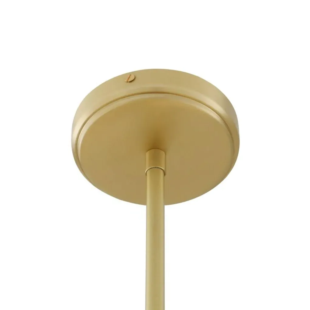 18-Light Globe Chandelier - Satin Brass, Glass