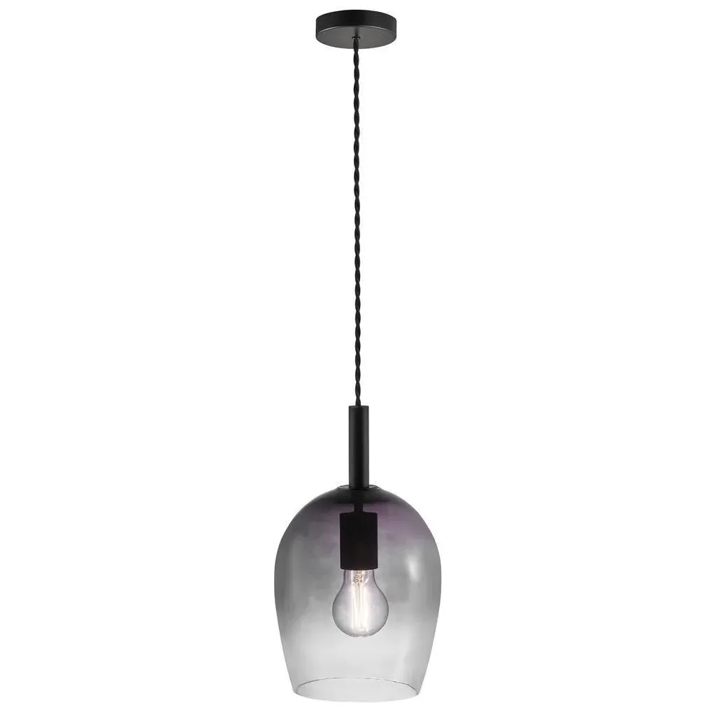 18cm Pendant Light - Smoke, Glass image