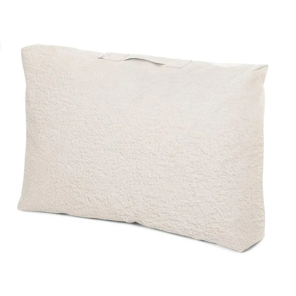 2-Piece Beanbag Lounger Set - Teddy