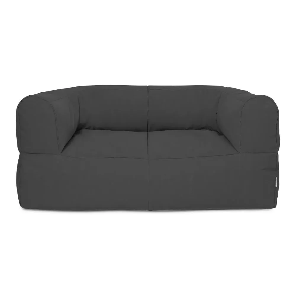 2-Seater Outdoor Sofa Round Design - Graphite