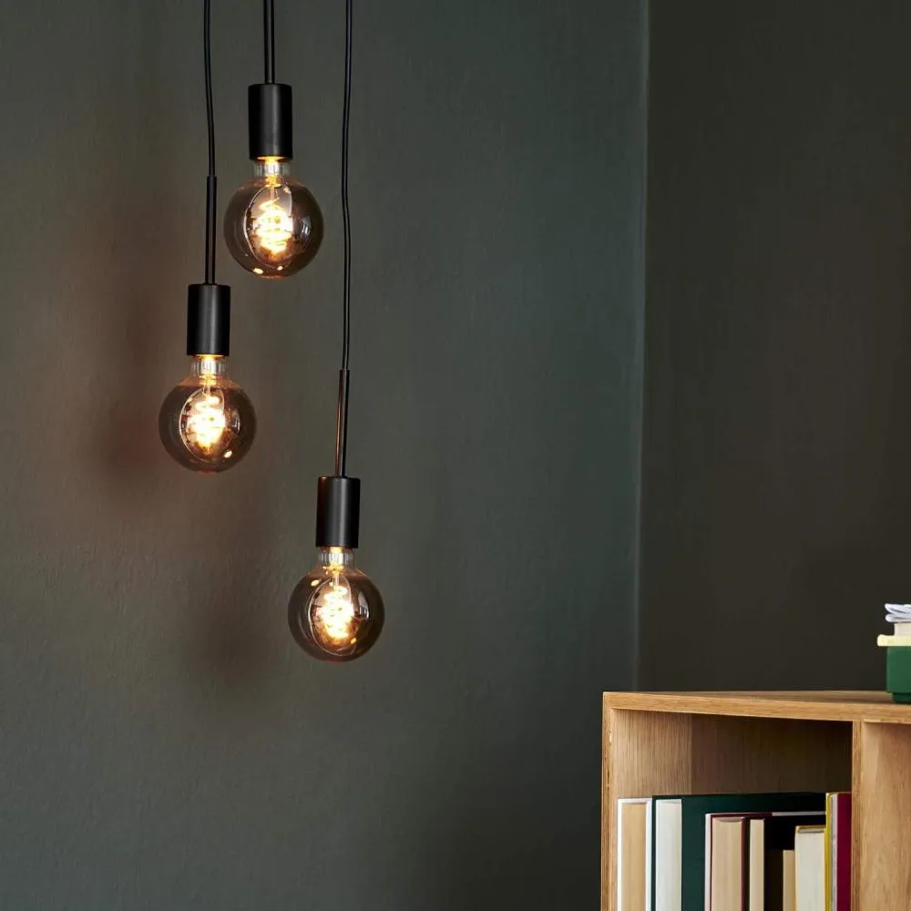 3-Light Pendant Light - Black image