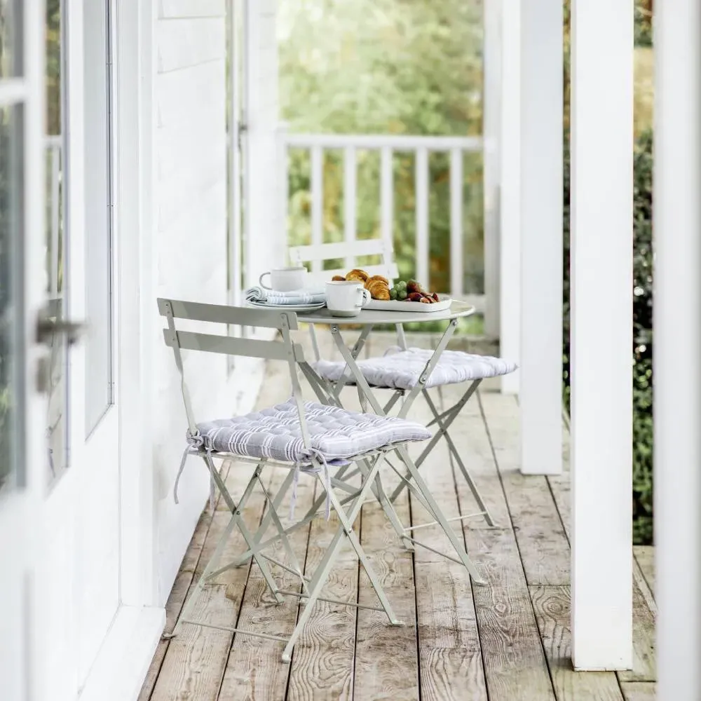 3-Piece Folding Bistro Set - Clay, Steel
