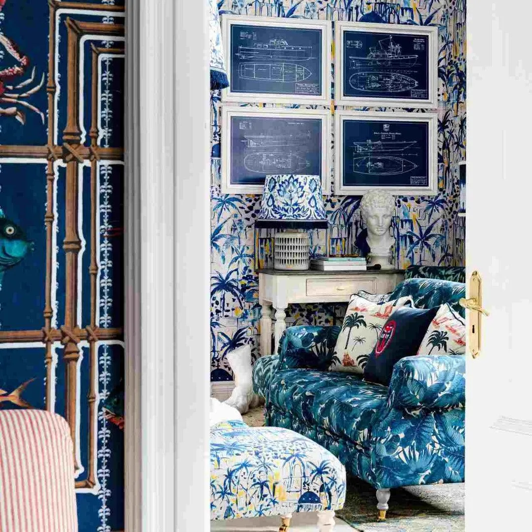 3-Roll Mural Wallpaper Set - Greek Island Design
