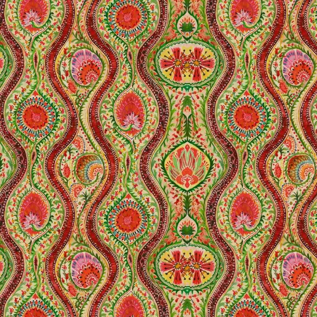 3-Roll Paisley Wallpaper Set - Multicolor