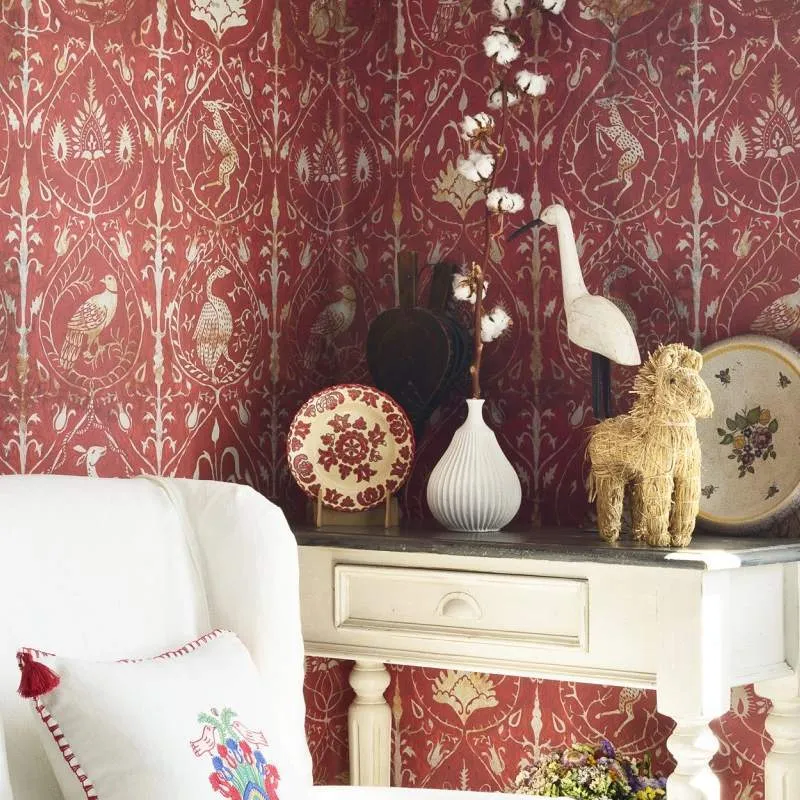 3-Roll Tapestry Wallpaper Set - Hunters Design