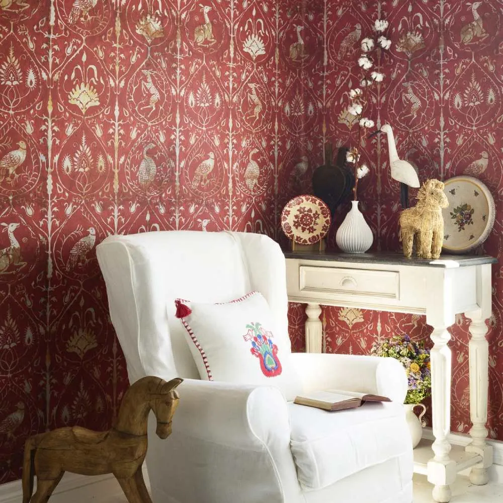 3-Roll Tapestry Wallpaper Set - Hunters Design image