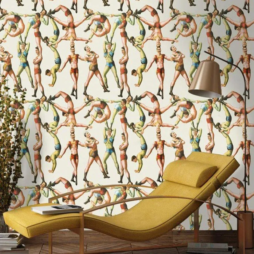 3-Roll Wallpaper Set - Acrobats Design image